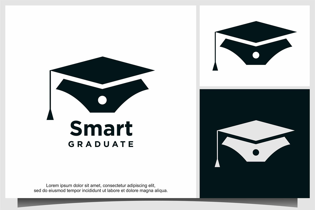 Graduation Logo Template Design, a Branding & Logo Template by ebinta99