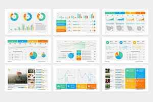 Social Media KPI Dashboard PPTX