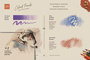 Colored Pencils Procreate Brushes, a Brush Add-On by GRANCI STUDIOS (Thumbnail 4 of 6)