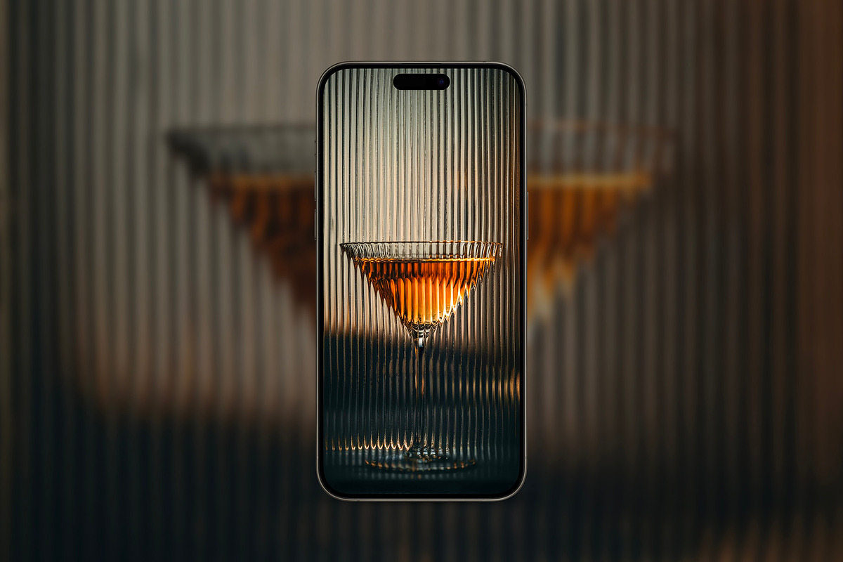 Glass Phone Wallpapers Pack, a Wallpaper Graphic by Nazar Hrabovyi (Photo 6 of 10)