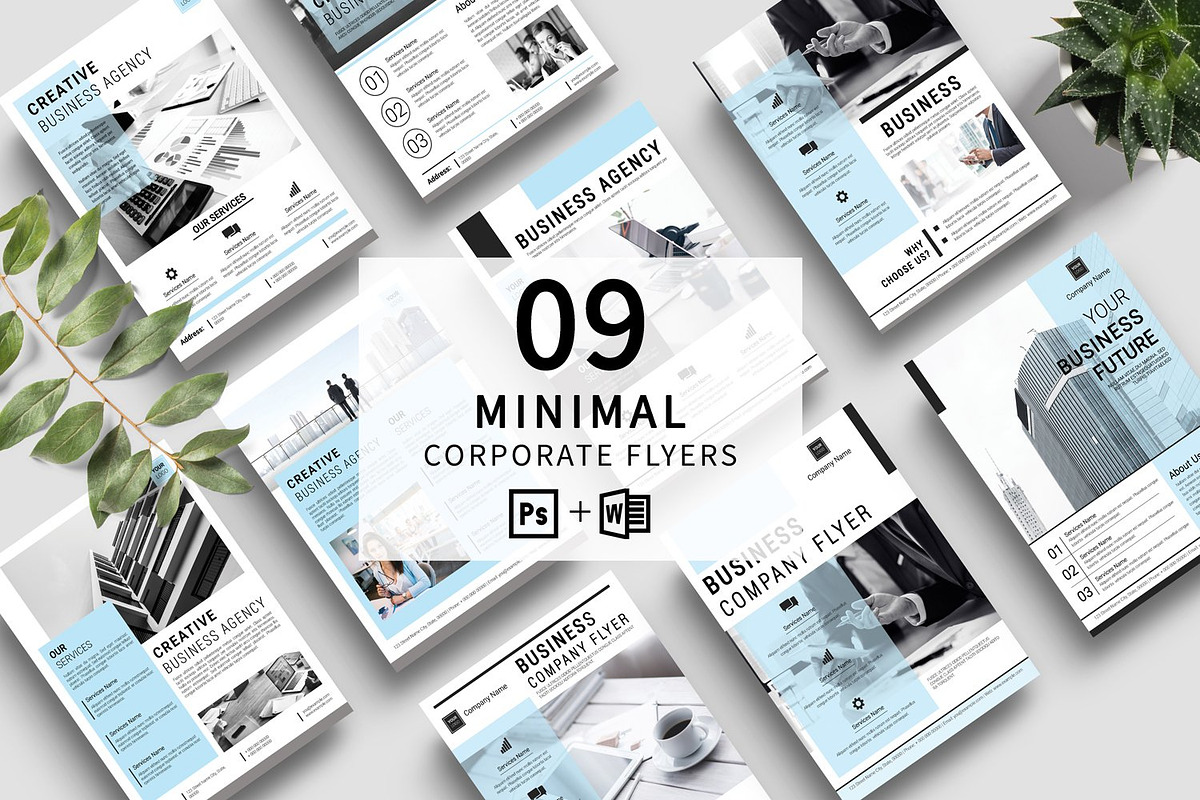 Minimal Business Flyer Bundle, a Flyer Template by Template Shop (Photo 1 of 4)