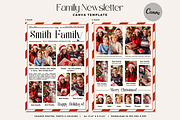 Christmas Newsletter Canva Template, a Stationery Template by SarenkaDesignShop (Thumbnail 4 of 5)