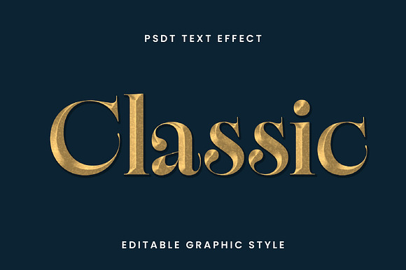 Elegant Baroque Metal Text Effect preview 3