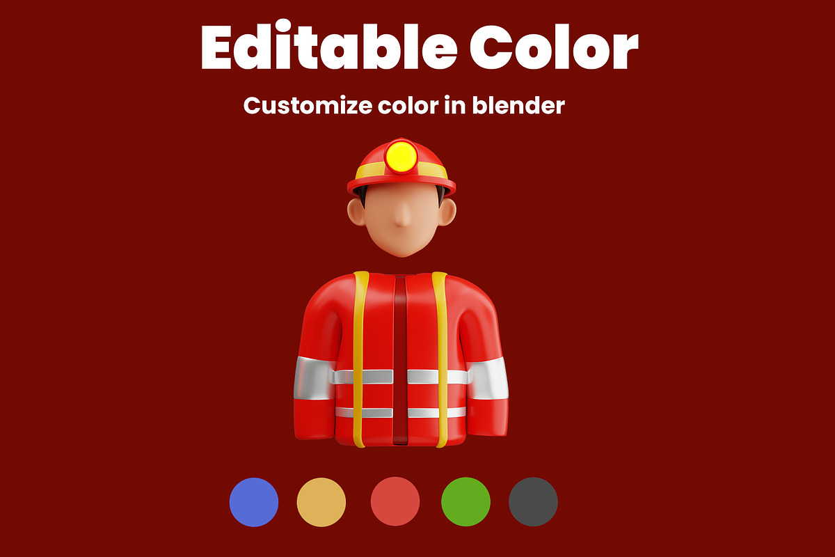 Emergency Service 3D Icon Pack, a 3D by baii09 (Photo 4 of 6)