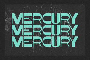 MERCURY Font