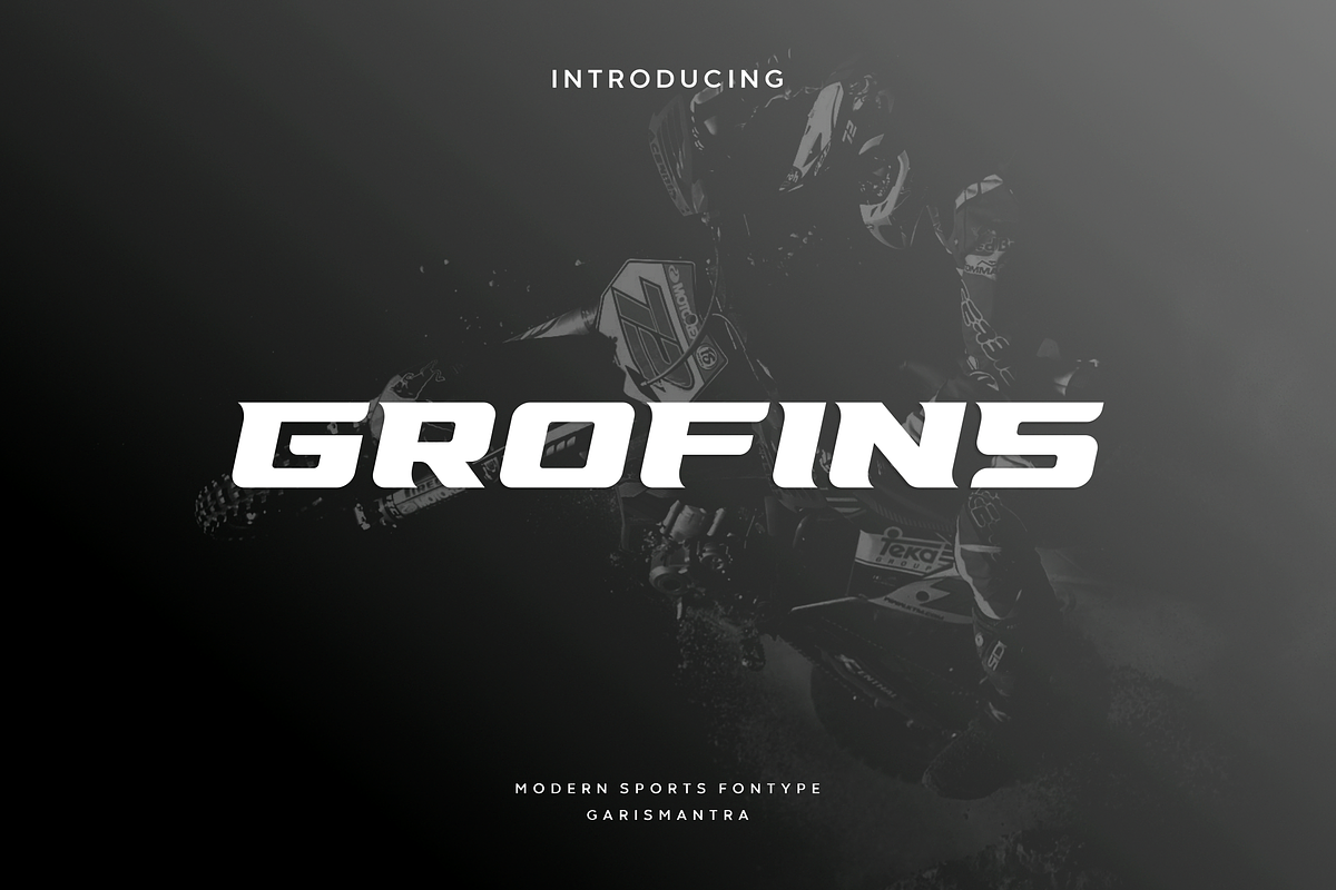 Grofins, a Font by garismantra (Photo 1 of 4)
