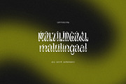 Amribail Groovy Retro Font, a Sans Serif Font by Cruzine (Thumbnail 8 of 9)
