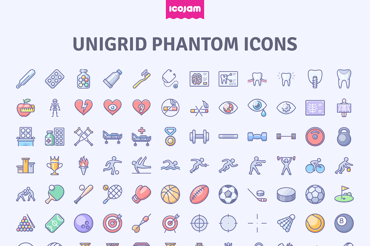 3552 Unigrid Phantom icons, an Icon by Icojam store (Photo 5 of 14)