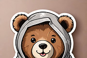 “Cute Coffee Bear Stickers” bundle, an Illustration by ETARA by Mea Hau (Thumbnail 2 of 6)