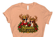 Reindeer King and Queen CutePNG, an Object Graphic by Star Graphic Design (Thumbnail 6 of 6)