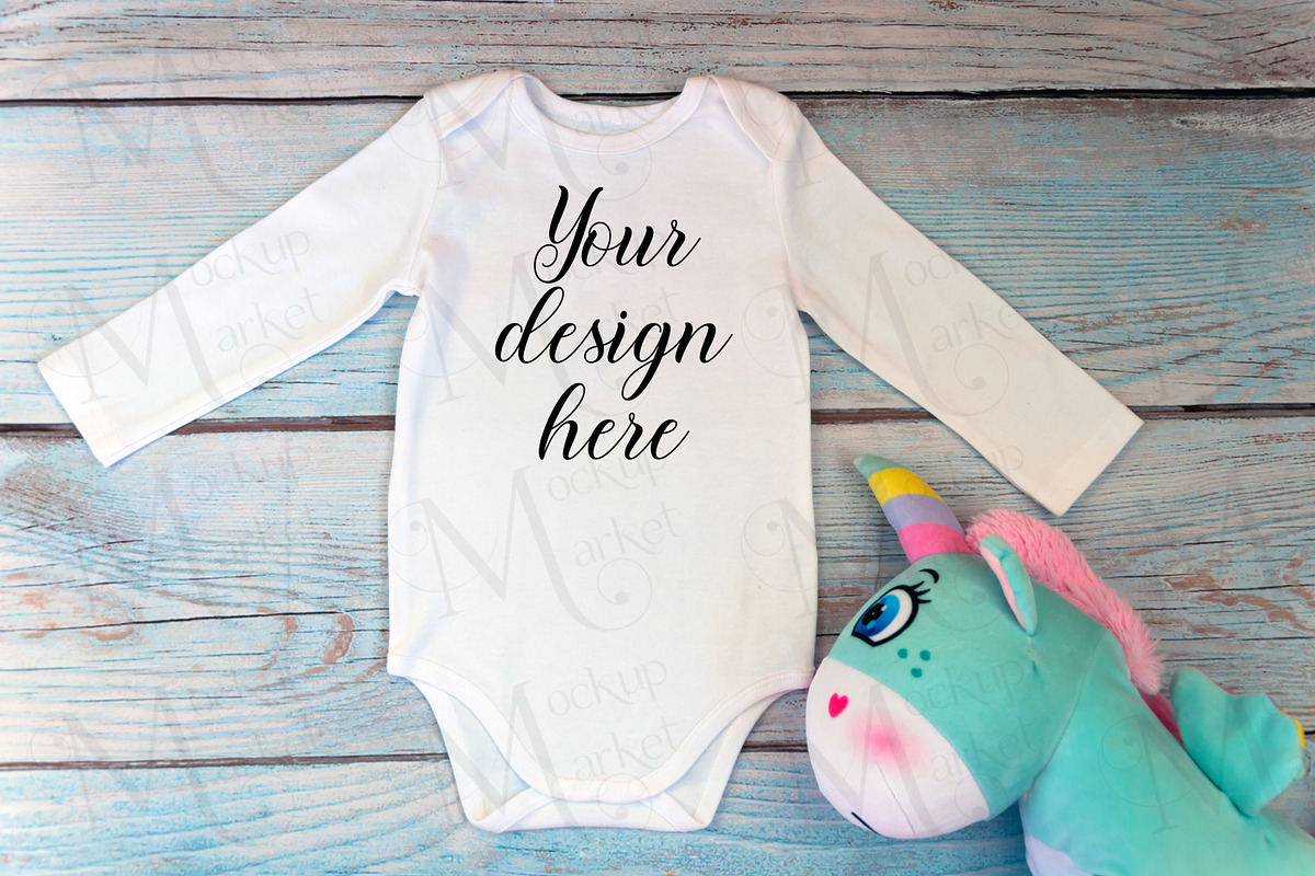 14 Bodysuit Mockup Bundle., a Print Template by MockupMarket (Photo 3 of 15)