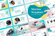 Marina - PowerPoint Deck Template, a Presentation Template by chio.design - Khalay Chio (Thumbnail 1 of 9)