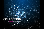 Abstract space backgrounds, a Technology Illustration by Julvil (Thumbnail 10 of 10)