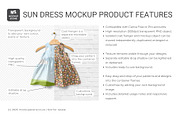 Girls Cotton Sun Dress Canva Mockup, an Apparel Mockup by Mockup Scene (Thumbnail 2 of 15)