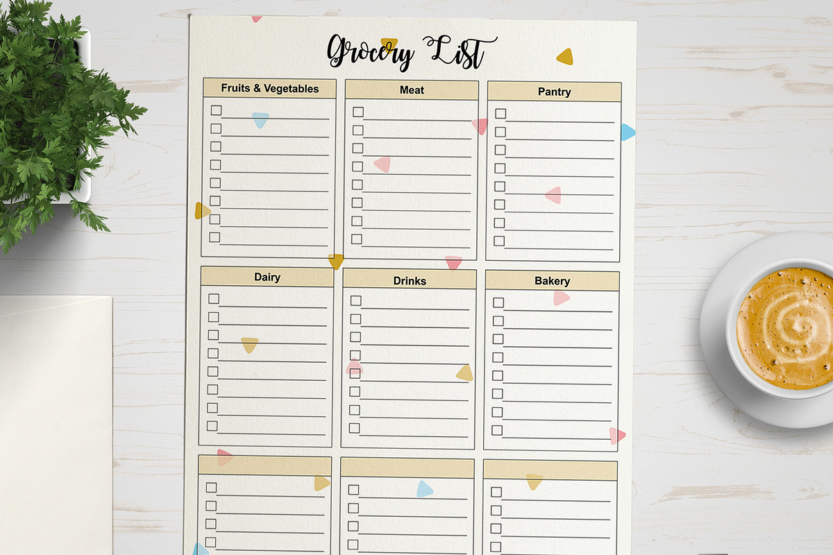 Grocery & Shopping List, a Graphic by Wow Designs (Photo 6 of 6)