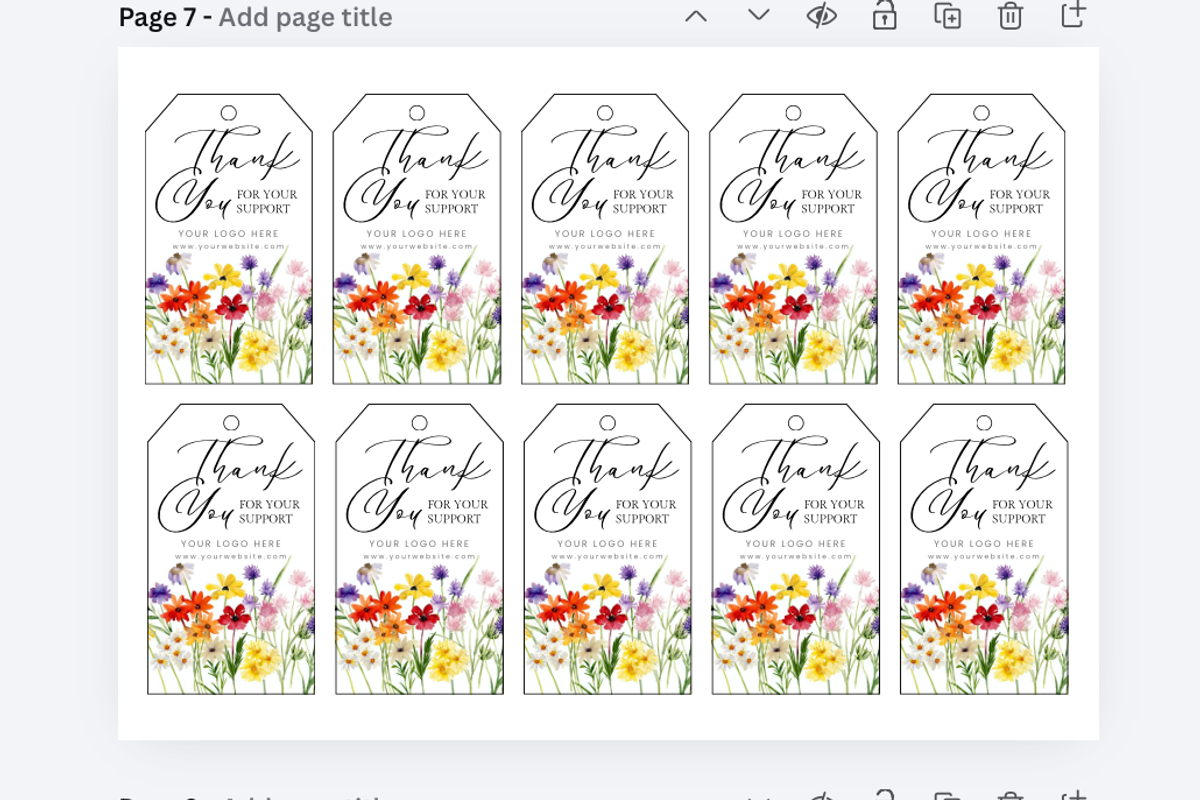 Thank You Gift Tag Bundle, a Card Template by AIW SOLUTIONS (Photo 2 of 9)