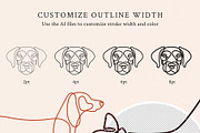 One Line Cats & Dogs: Elegant Pets, an Illustration by amber&ink (Thumbnail 7 of 7)