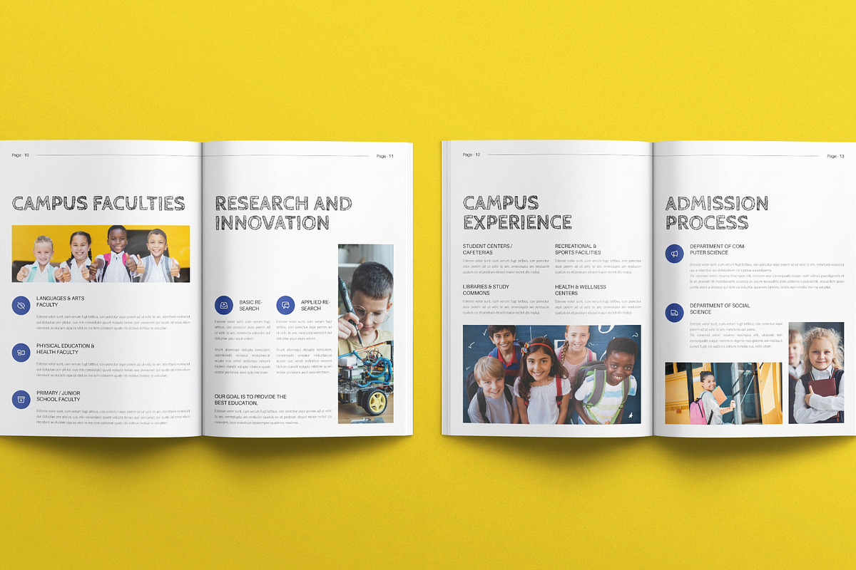 School Education Brochure Template, a Brochure Template by E-Type (Photo 5 of 7)