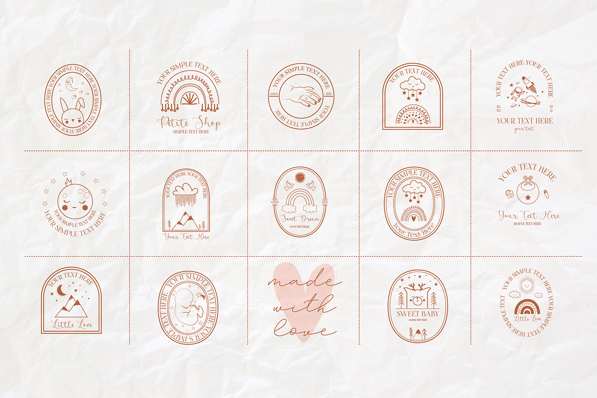 Little Dreamer Logo Pack, a Branding & Logo Template by Mio Buono (Photo 11 of 13)