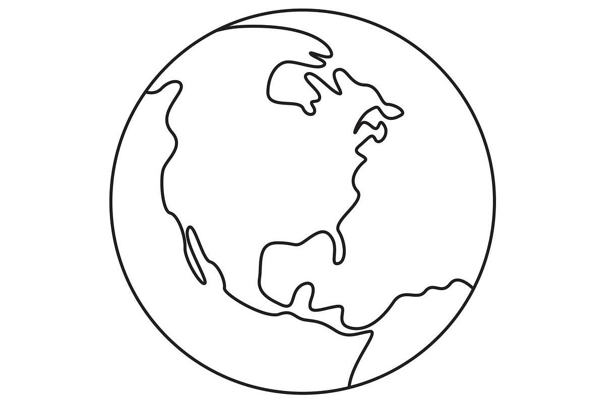 Planet Earth, an Illustration by Mark Murphy Creative