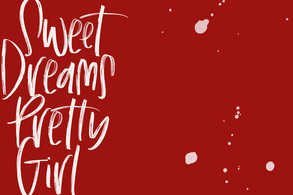 The Scarlett -Handwritten Brush Font preview 5