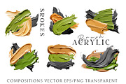 Acrylic Brush Strokes, an Object Graphic by Evgeniia (Thumbnail 2 of 10)