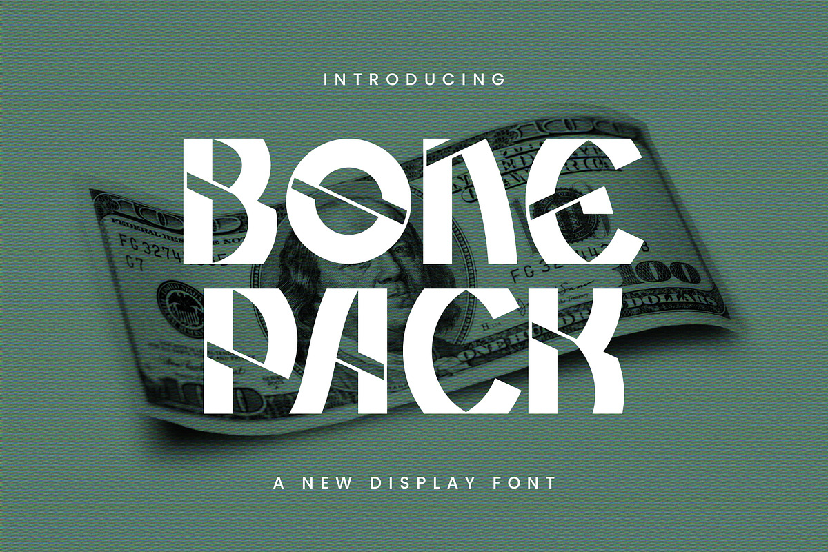 Bone Pack - Display Sans Serif Font, a Sans Serif Font by Favo Write (Photo 1 of 12)