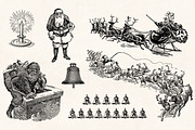 Winter Holidays - Vintage Engravings, a Decorative Illustration by Graphic Goods (Thumbnail 2 of 10)