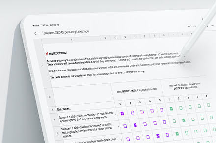 Opportunity Landscape (UX template)