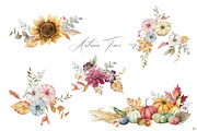 Autumn Time. Watercolor collection., a Decorative Illustration by Elena Medvedeva (Thumbnail 5 of 11)