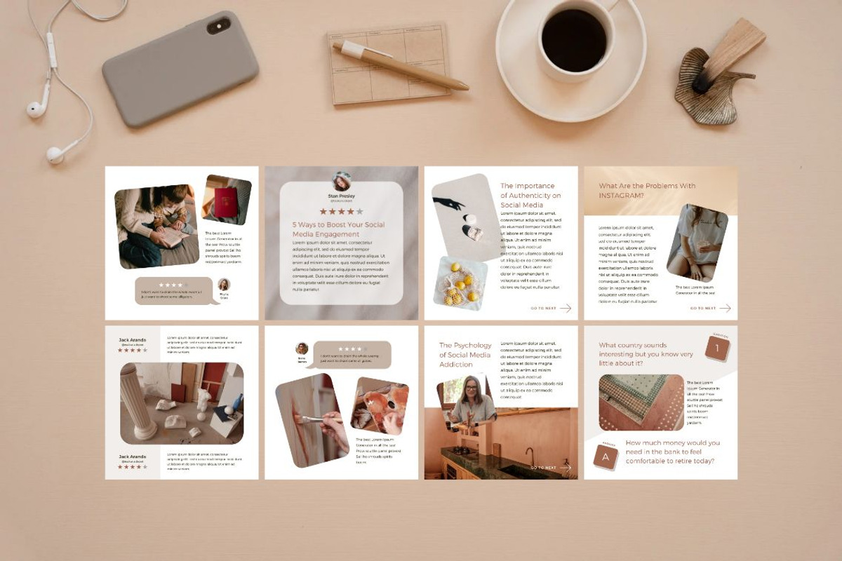 Instagram Post Story Template Hand, a Social Media Template by Keikoya (Photo 12 of 22)