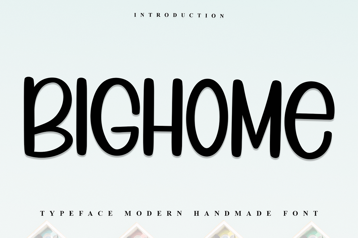 Bighome, a Sans Serif Font by InermediaSTUDIO (Photo 1 of 7)