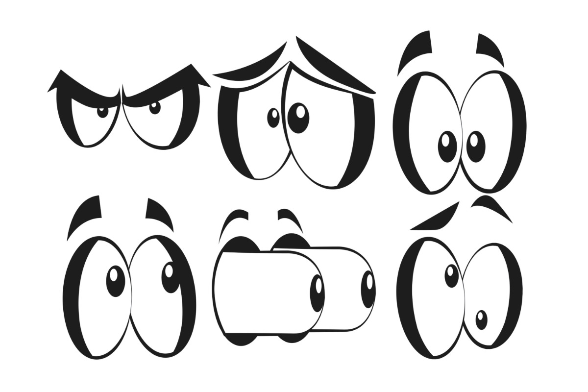 Cartoon Eyes Set 1 Procreate Brush, a Brush Add-On by Disasterology Ink (Photo 10 of 10)