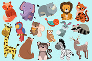 Cute Baby Animals Vector & PNG Pack, an Animal Illustration by Kenna Sato Designs (Thumbnail 2 of 2)