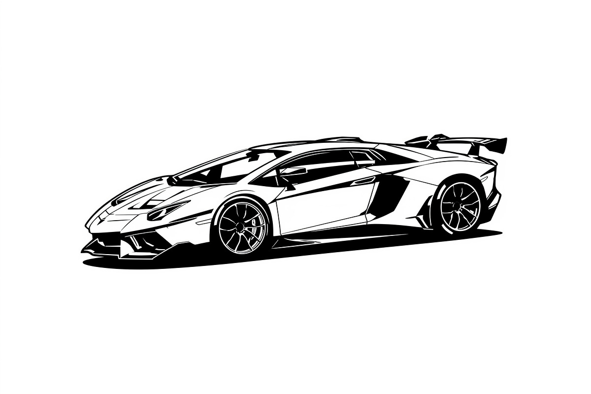 Supercar Vector Collection, an Illustration by Amazin_art (Photo 6 of 9)