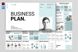 Business Plan Presentation Template, a Presentation Template by E-Type