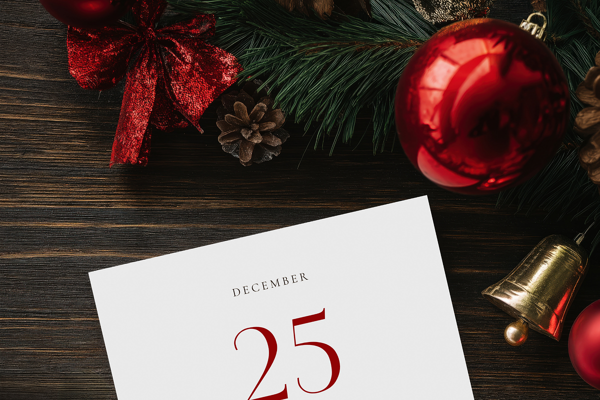 5x5 Christmas Greeting Card Mockup, an Advertising Mockup by Serenefeeling (Photo 3 of 7)