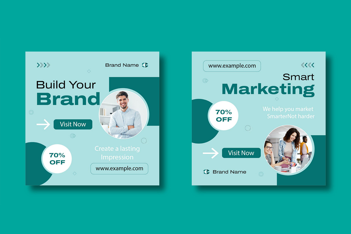 Digital Marketing Social Media Post, a Social Media Template by MightyDesign (Photo 3 of 8)
