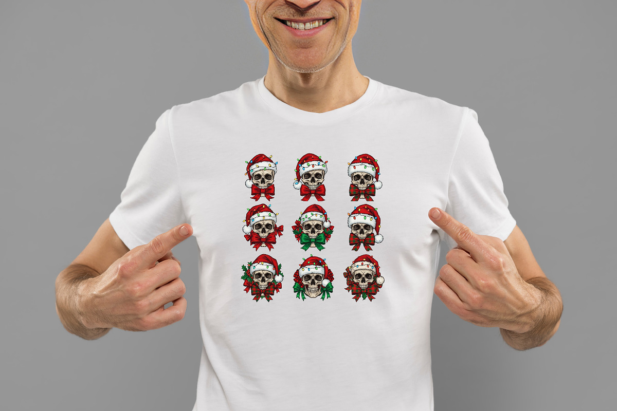 Christmas Coquette Skeleton Hallowee, an Illustration by Daily.Designs (Photo 2 of 5)