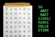 50 Abstract Signs / Marks Collection, a Branding & Logo Template by BULBFISH (Thumbnail 1 of 7)