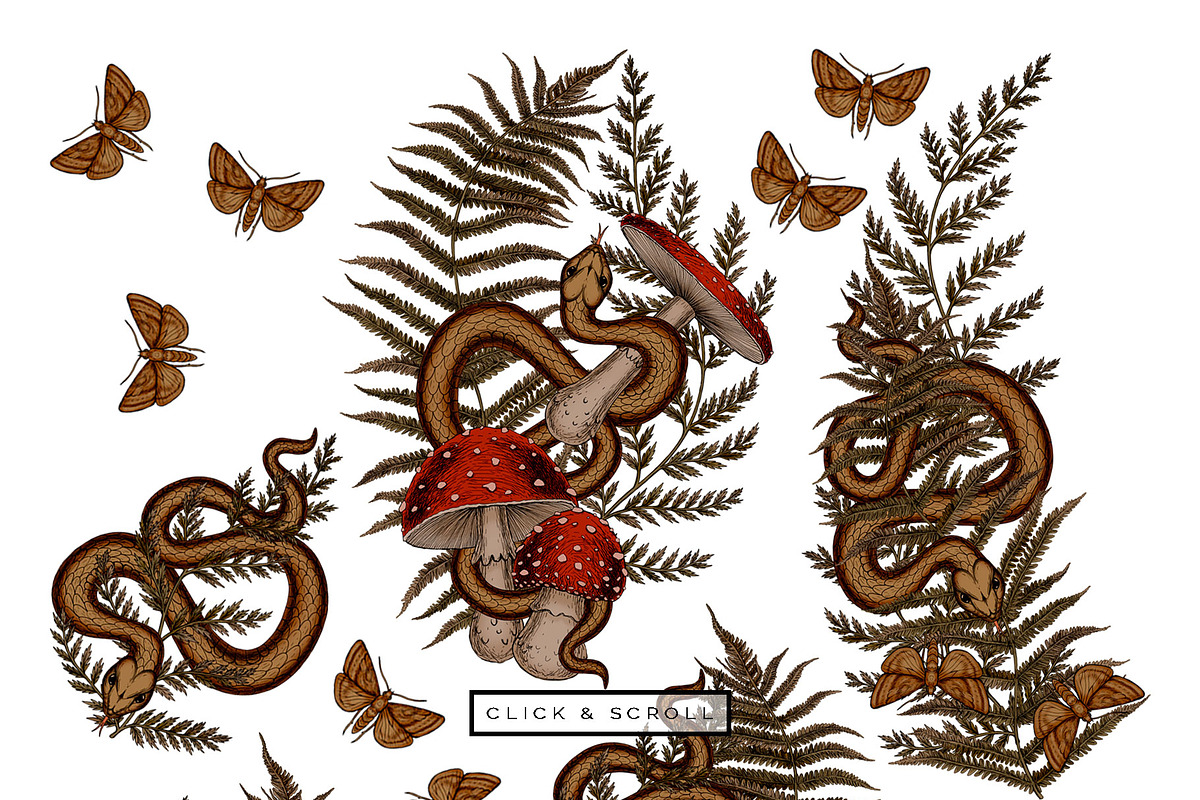 MIRACLE FOREST - patterns & motifs, an Animal Illustration by Liiafis (Photo 9 of 16)