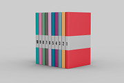 Books Set Mockup - 10 views, a Books & Magazine Mockup by Illusiongraphic (Thumbnail 11 of 21)