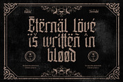 Enathica - Vampire Horror Font, a Blackletter Font by Inviline.co (Thumbnail 13 of 15)
