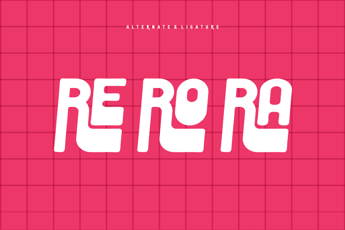 Cerosud - Groovy Font, a Sans Serif Font by QR Design Studio (Photo 6 of 7)