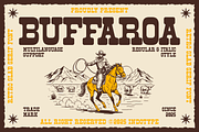 Buffaroa - Slab Serif Typeface, a Serif Font by Indotype Foundry (Thumbnail 1 of 10)