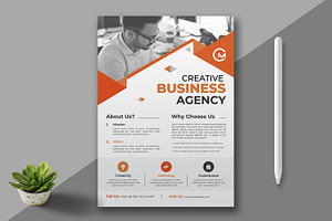 Creative Business Flyer Layout, a Flyer Template by MightyDesign
