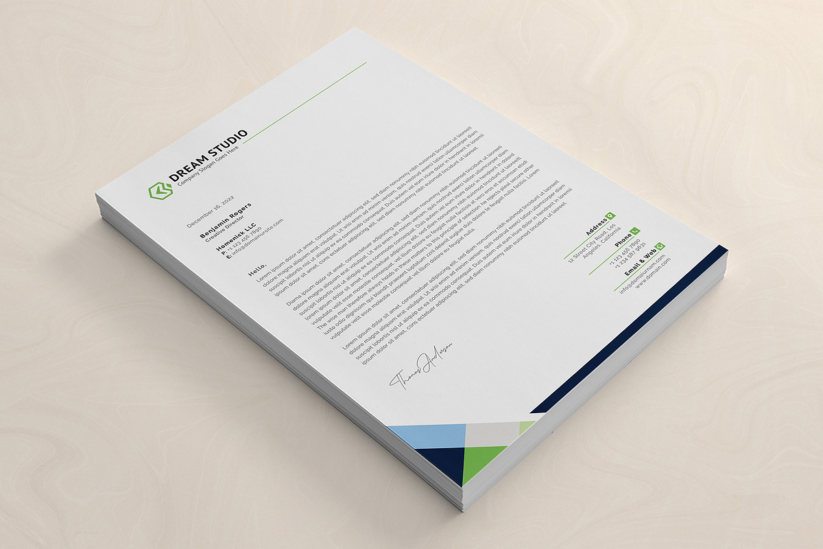 Letterhead, a Stationery Template by DesignDevisers (Photo 3 of 10)
