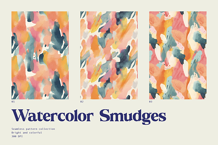 Watercolor Smudges