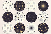 Celestial Seamless Patterns, a Pattern Graphic by Diana Kovach (Thumbnail 2 of 7)