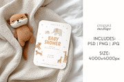 5x7 Baby Milestone Card Mockup, a Mockup by EmpaviMockups (Thumbnail 6 of 6)